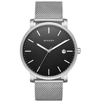 Skagen Hagen - Reloj de Acero Inoxidable Plateado con Tres manecillas para Hombre - SKW6314