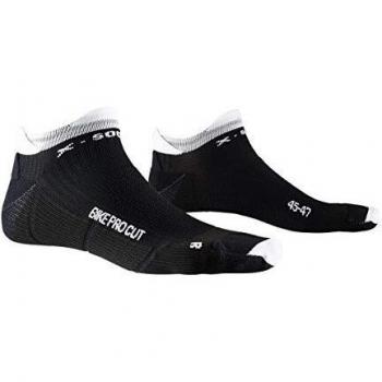 X-Bionic Bike Pro Cut Calcetín Térmico, Hombre, Negro, 42-44