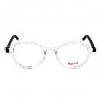 Kartell KL016V 02 Men's Eyeglasses Clear Size 48 - Frame Only, Blue Light Block Available
