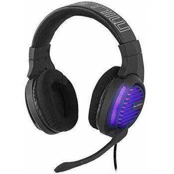 Millenium MH2 - Auriculares Gaming Advanced para PC con Cable de 2,2m, conexión USB, 20 ohmnios, retroiluminado, Orejeras aireadas