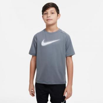 Nike Dri-Fit Graphic Multi Camiseta De Manga Corta Chicos Gris - XL