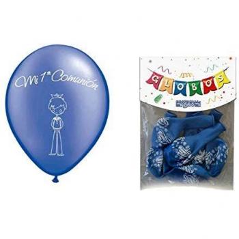 3 Blister 12 Globos Comunión Niño