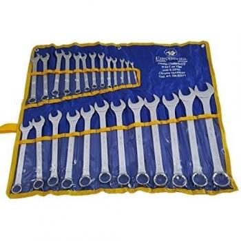Llaves Inglesas combinadas Chrome Vanadium cabeza brillante 25pz 6 - 32 mm de vaina Juego Llaves Combinadas en-82971