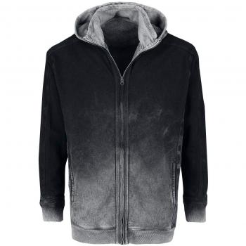 Outer Vision Retro Stone Grey Capucha con Cremallera Gris L