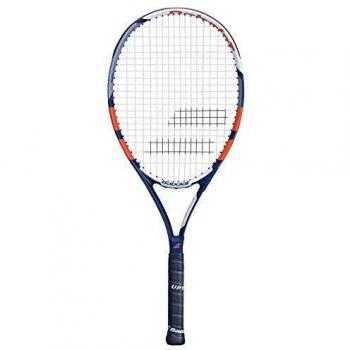BABOLAT Pulsion 105 Strung Raqueta, Adultos Unisex, Gris Rouge Bleu Blanc