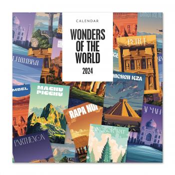Calendario 2024 30x30 Wonders of the World Erik Morado