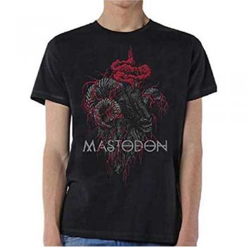 Mastodon Rams Head Metal T-Shirt for Men - ROCK OFF S