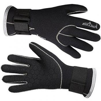 Guantes de Buceo de Neopreno de 3mm Antideslizantes Guantes de Neopreno Calientes para Hombres y Mujeres