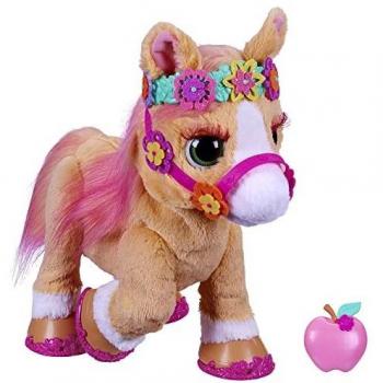 FurReal Friends Cinnamon My Stylin' Pony - Interactive Electronic Plush Toy with 80+ Sounds and Reactions, Includes 26 Accessories, Suitable for Ages 4 and Up