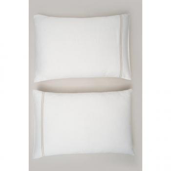 Funda de almohada algodón egipcio 300 hilos Chamonix Bassols