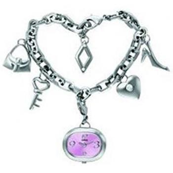 Reloj Mujer Lorus RRW45CX - Reloj analógico, caja de acero inoxidable, correa de piel, esfera blanca con detalles dorados, resistencia al agua hasta 50 metros