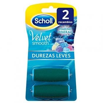 Scholl Velvet Smooth Recambios para Lima Pies Durezas Regulares - 2 Unidades