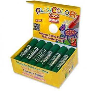 Farby w sztyfcie playcolor instant kolor ciemnozielony 12 sztuk