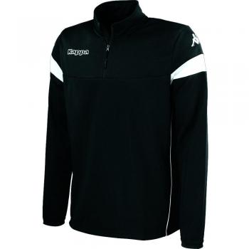 Kappa NOVARE Sweat Sudadera de Entrenamiento, Hombre, Negro/Blanco, S