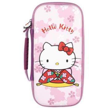 Funda Protectora y Bolsa de Transporte Hello Kitty 3D para Nintendo Switch 2 - Konix