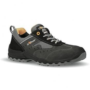 U-Power RR20196-43, RR20196-43-Calzado de Seguridad Gama Rock&Roll Modelo BREZZA S1P SRC Talla Unisex Adulto, Negro, 43 EU