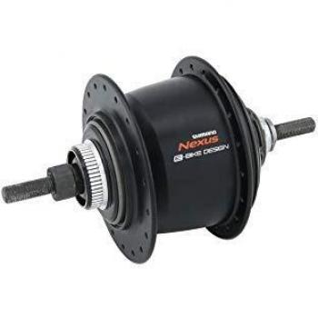 Shimano Nexus SG-C7050-5D engranaje de buje interno para Di2, 5 velocidades, cierre central, 32h, negro