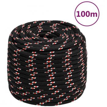 Cuerda de barco polipropileno negra 18 mm 100 m