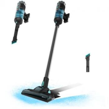 Aspiradora Escoba con Cable Cecotec Conga 700 PowerHead - Potencia de 615W, Succión de 18kPa, Cepillo Motorizado y Accesorios para Muebles y Esquinas