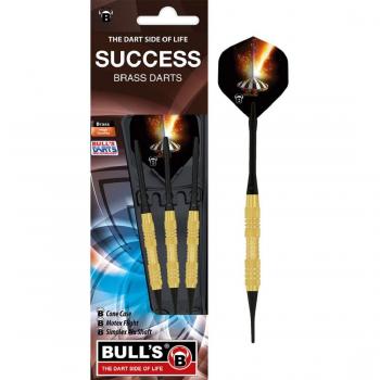 Bulls Success Softdart 3 Piezas, Unisex, 16148, Dorado, 18 g
