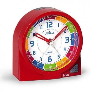Despertador Infantil Analógico de Cuarzo con Luz y Alarma Creciente - 8 x 8 cm