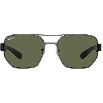 Ray-Ban RB3672 004/9A 60 Geometric Gunmetal Sunglasses