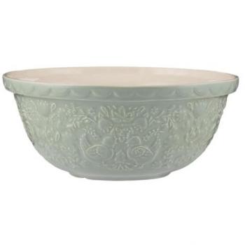 Mason Cash Home to Roost 29cm Green Earthenware Mixing Bowl - 4.25 Qt