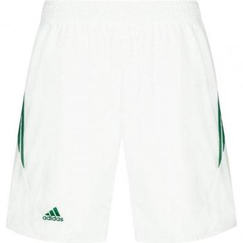 Adidas E Kit SHO 3.0 - Shorts masculinos blancos, pantalones cortos deportivos, tejido ligero y transpirable, diseño cómodo para entrenamiento y uso diario