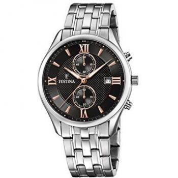 Festina Reloj Cronógrafo para Hombre de Cuarzo con Correa en Acero Inoxidable F6854/7