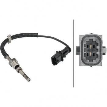 Sensor de temperatura de gases de escape HELLA 6PT 358 181-461