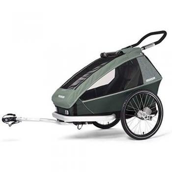 REMOLQUE NIÑO CROOZER KID VAAYA 1 2020 VERDE CAQUI