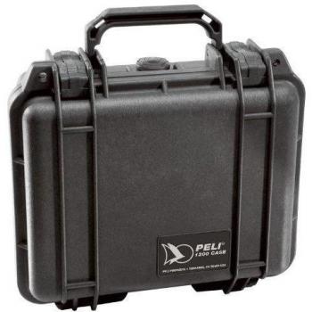 Peli 1200 - Maleta rígida con espuma protectora, negro