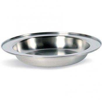 Tatonka Stainless Steel Deep Soup Plate - 24 cm with Transport Bag