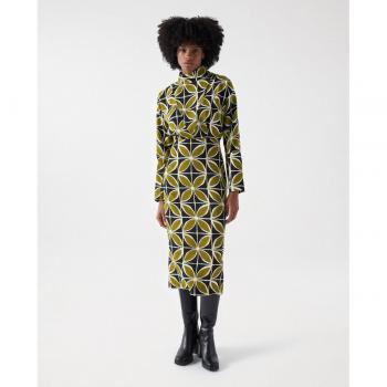 Salsa Jeans - Vestido midi con estampado floral