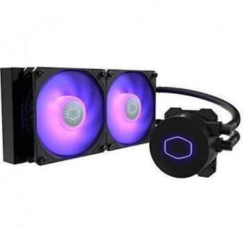 Cooler Master ML240L V2 RGB Liquid CPU Cooler with Enhanced Lighting and Dual 120mm SickleFlow Fans