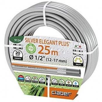 Manguera para riego Claber Silver Elegant Plus 1/2 - 12,5 mm 25 mts