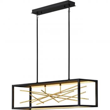 Colgante LED Styx, negro, 3000K, 30,5 x 113cm