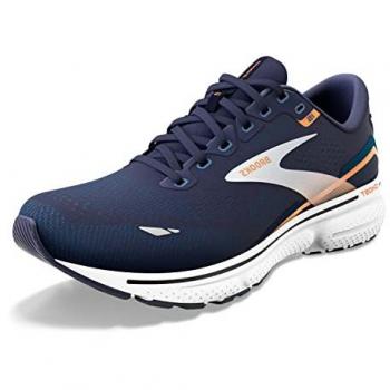 Brooks Ghost 15 Men's Running Shoes - Blue/Peacoat/Orange Pop
