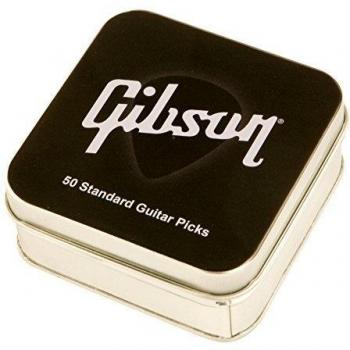 Gibson Standard Extra Heavy Guitar Pick Set with Collector Tin - 50 Picks
