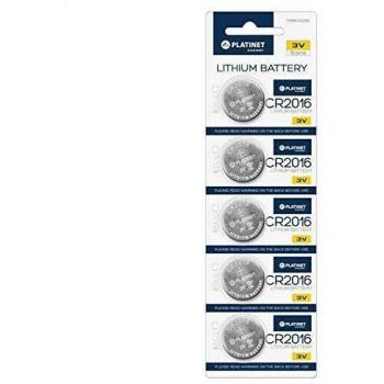 Pila de Boton PLATINET bateria Original Litio CR2016 3V en Blister 1X Unidad