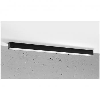 Plafón LED integrado Pinne Acero Blanco 1 bombilla 150cm