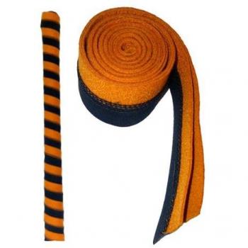 Shammy Shack - Cinta para empuñadura de palo de hockey Black & Orange