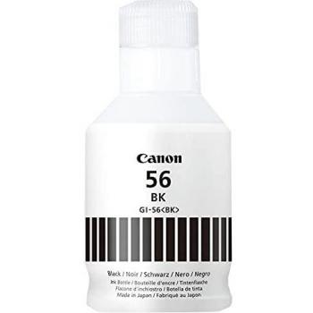 Canon GI-56BK Black Ink Bottle for MAXIFY GX6050/GX7050, 6000 Pages, 170ml