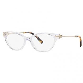 Tiffany Unisex Cat Eye Crystal Eyewear Frames - Gray, Size 52MM