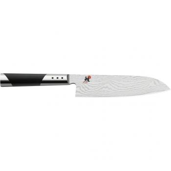 Cuchillo Santoku Miyabi 7000 D, 180 mm, acero inoxidable, cuchillo doméstico