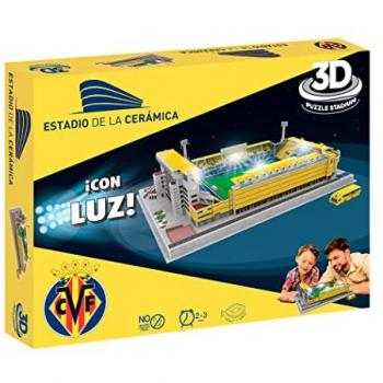 Puzzle 3D Estadio de la Cerámica Villarreal CF con Luz BANDAI Eleven Force EF15310