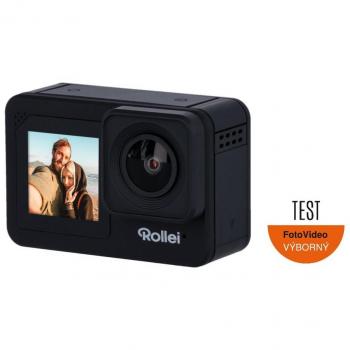 Cámara de Acción Rollei D6Pro - 48 MP, 5K Ultra HD, Pantalla Táctil IPS de 2,2, Estabilización de Imagen de 6 Ejes, Resistente al Agua hasta 30