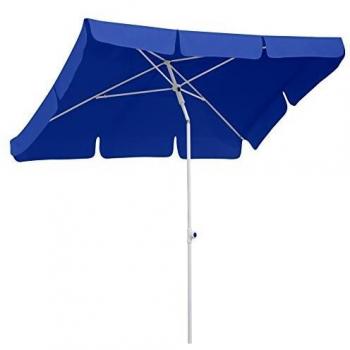 Parasol Schneider Ibiza, Azul, Aprox. 180 x 120 cm, 4 Piezas, Rectangular