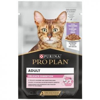 Purina Pro Plan NutriSavour Delicate Adult Wet Cat Food Turkey in Gravy 85g