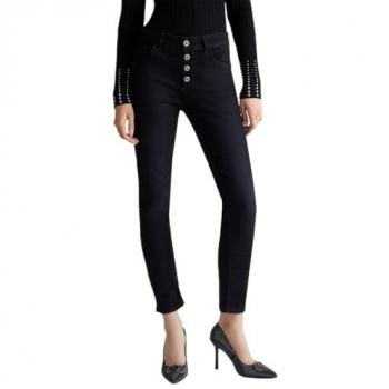 Liu Jo Women's Black High Waist Slim Fit Skinny Jeans Size 27